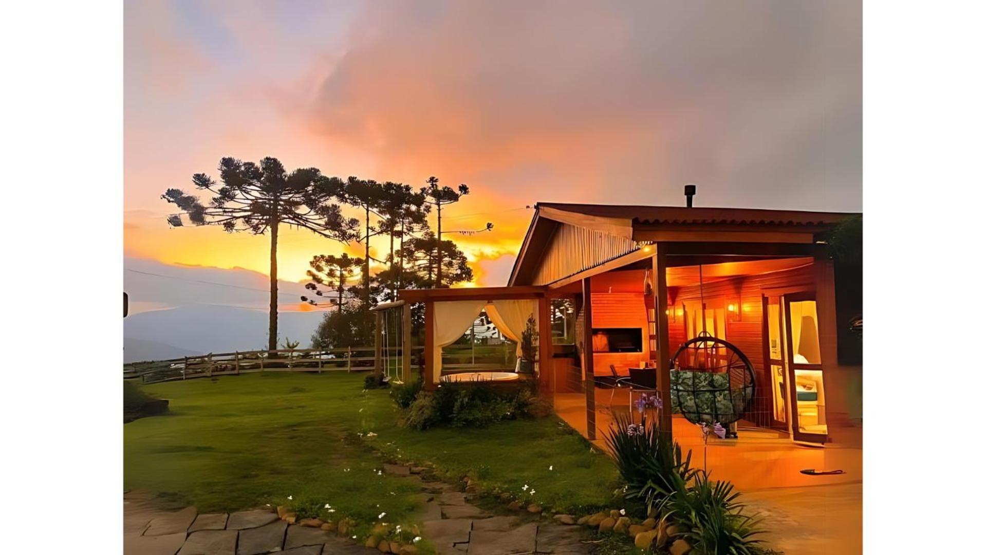 Platto Da Neve:Jacuzzi E Lareira Em Urubici Rg2775 Villa Exterior foto